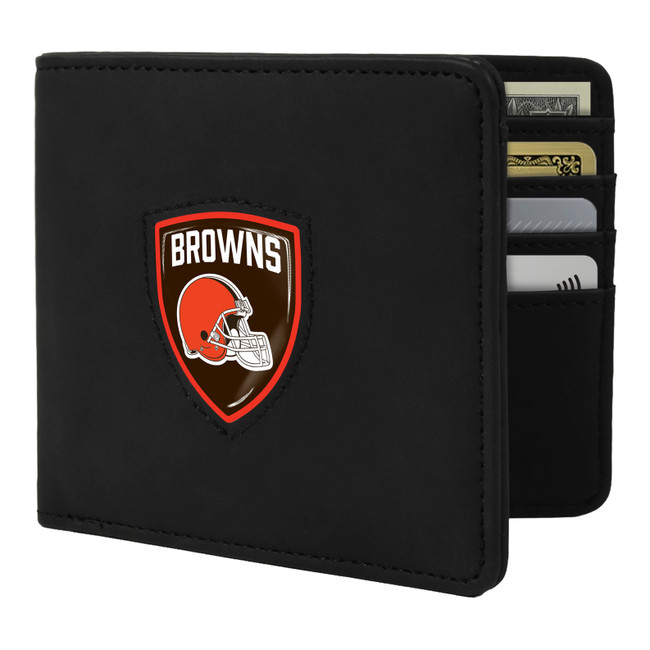Cleveland Browns Shield Wallet - Black