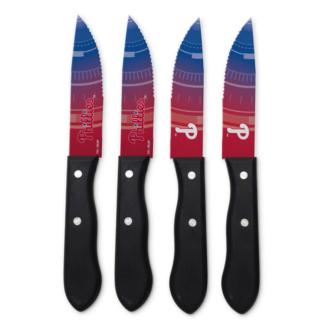 MLB Philadelphia Phillies 4pc Steak Knife Set