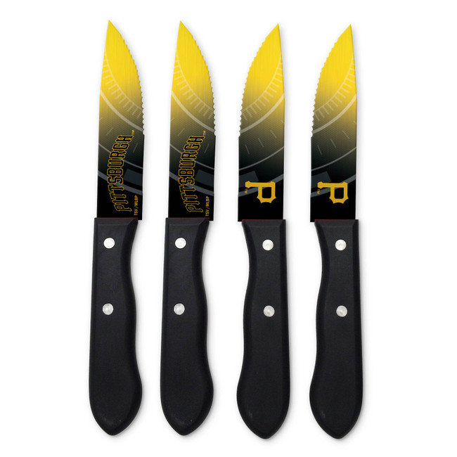 MLB Pittsburgh Pirates 4pc Steak Knife Set