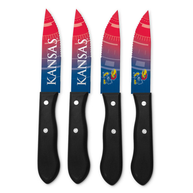 NCAA Kansas Jayhawks 4pc Steak Knife Set