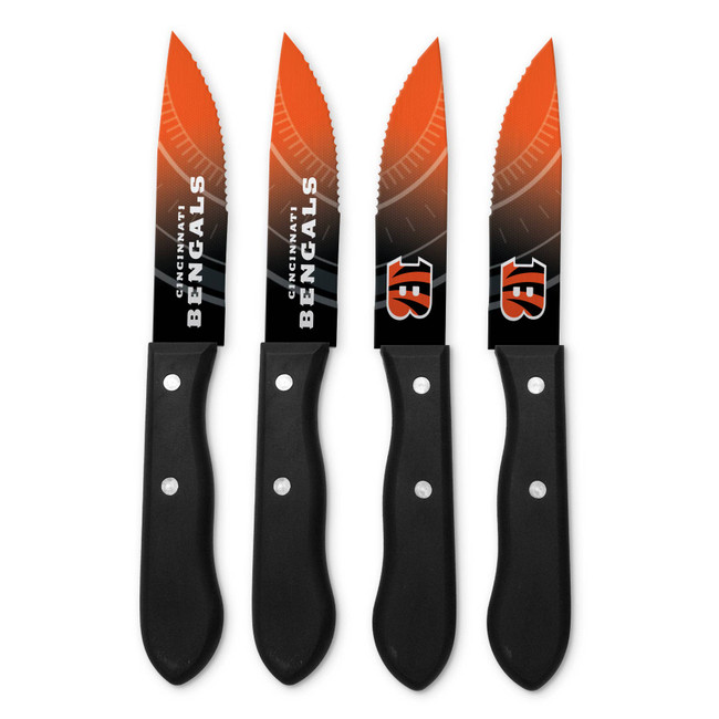 NFL Cincinnati Bengals 4pc Steak Knife Set