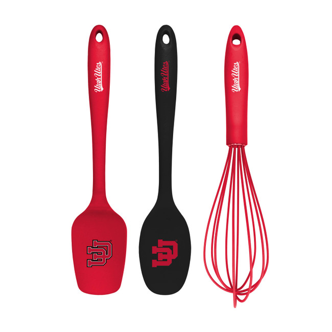 NCAA Utah Utes 3pc Kitchen Utensil Set