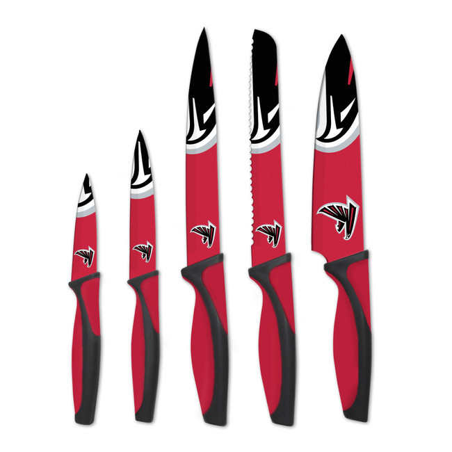 NFL Atlanta Falcons 5pc Kitchen Knife Set