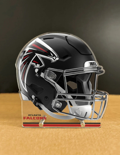 NFL Atlanta Falcons Acrylic Standee - Throwback Helmet