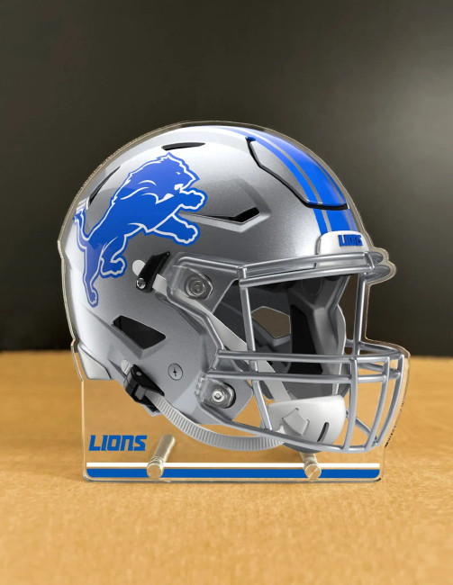 NFL Detroit Lions Acrylic Standee - Helmet