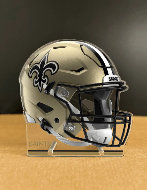 NFL New Orleans Saints Acrylic Standee - Alternative Helmet