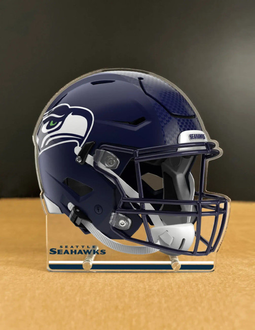 NFL Seattle Seahawks Acrylic Standee - Throwback Helmet