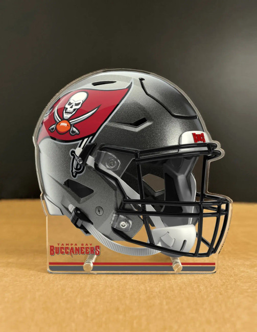 NFL Tampa Bay Buccaneers Acrylic Standee - Throwback Helmet