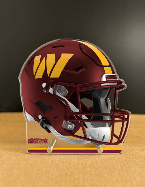 NFL Washington Commanders Acrylic Standee - Helmet