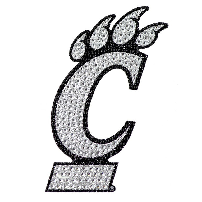 Cincinnati Bearcats Bling Decal "C Bear Claw" Logo