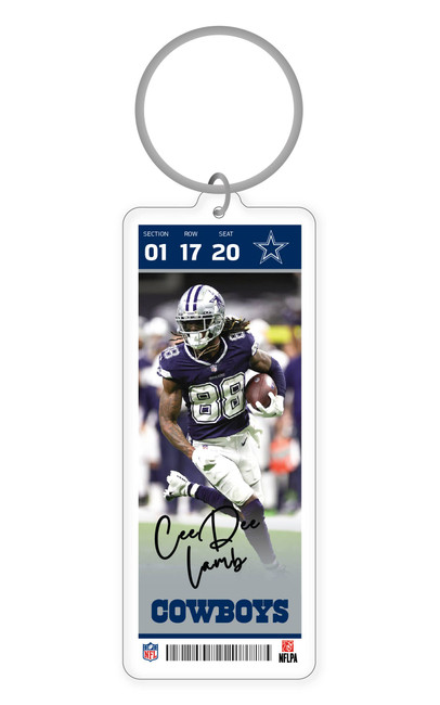 NFL Dallas Cowboys Acrylic Player Keychain - Micah Parsons
