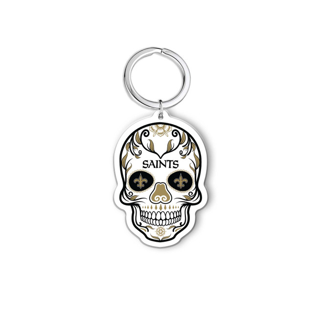 NFL New Orleans Saints Acrylic Keychain - Helmet