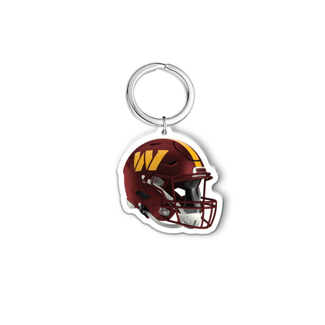 NFL Washington Commanders Acrylic Keychain - Helmet