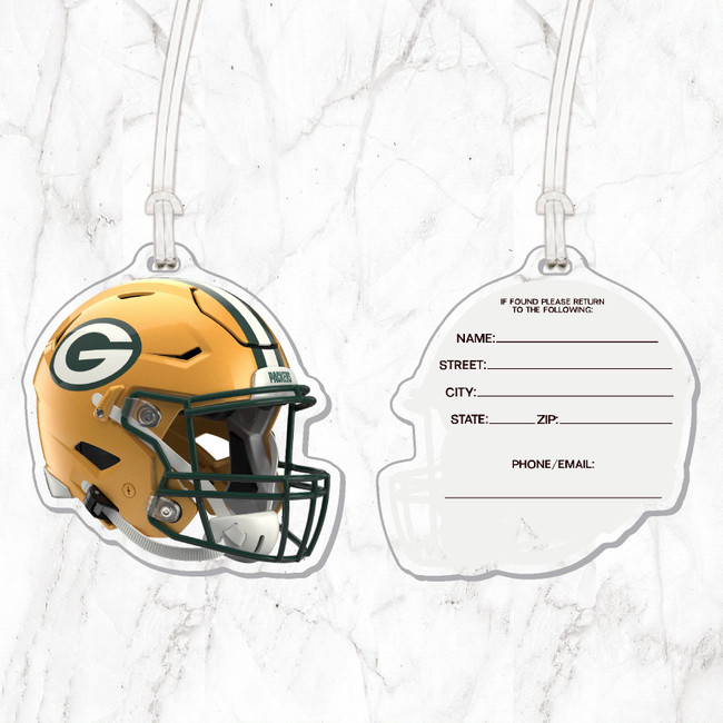 NFL Green Bay Packers Acrylic Luggage Tag