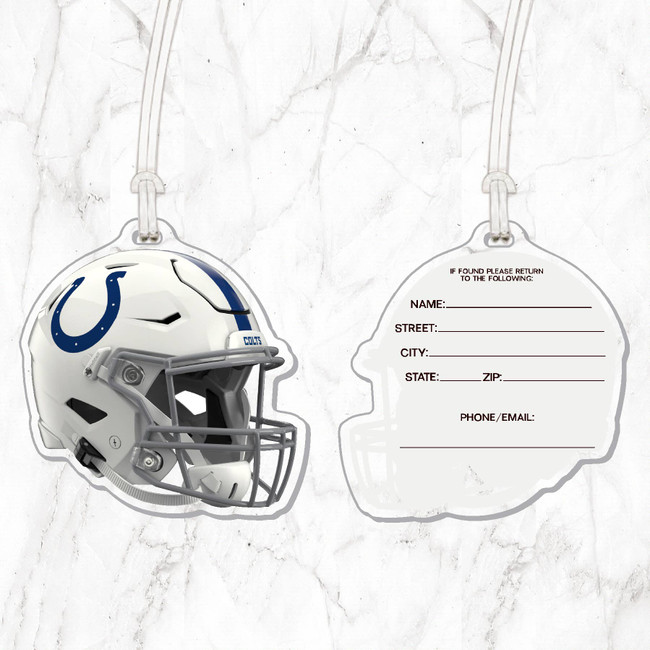 NFL Indianapolis Colts Acrylic Luggage Tag