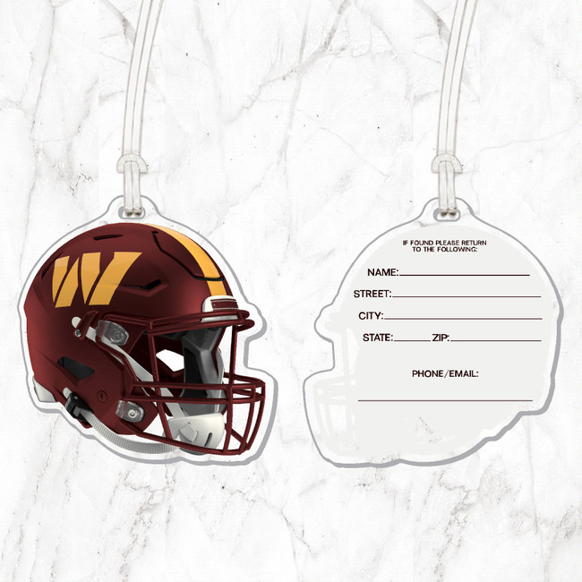 NFL Washington Commanders Acrylic Luggage Tag