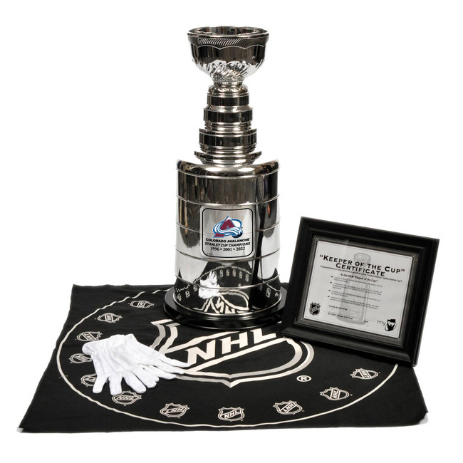 NHL Colorado Avalanche 3 Time Champions Replica Stanley Cup