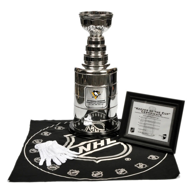 NHL Pittsburgh Penguins 5 Time Champions Replica Stanley Cup