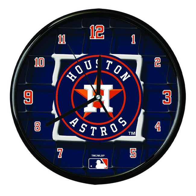 Houston Astros 12" Team Net Clock