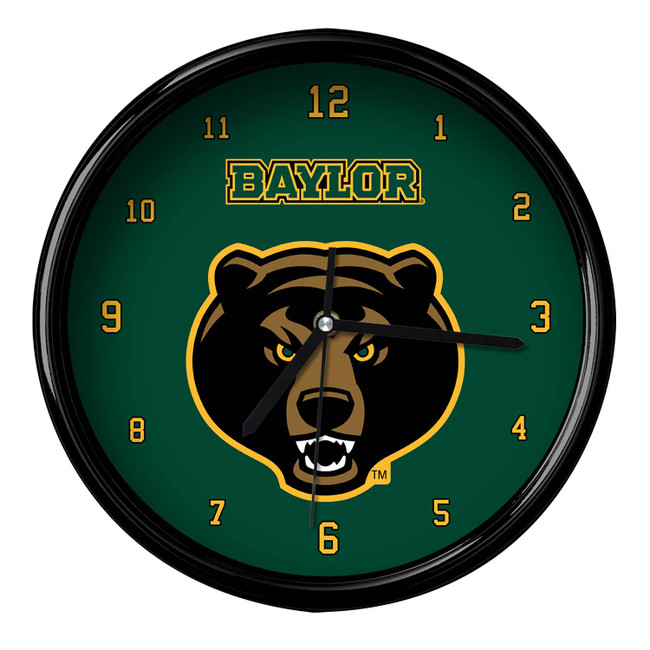 Baylor Bears 12" Team Black Rim Clock