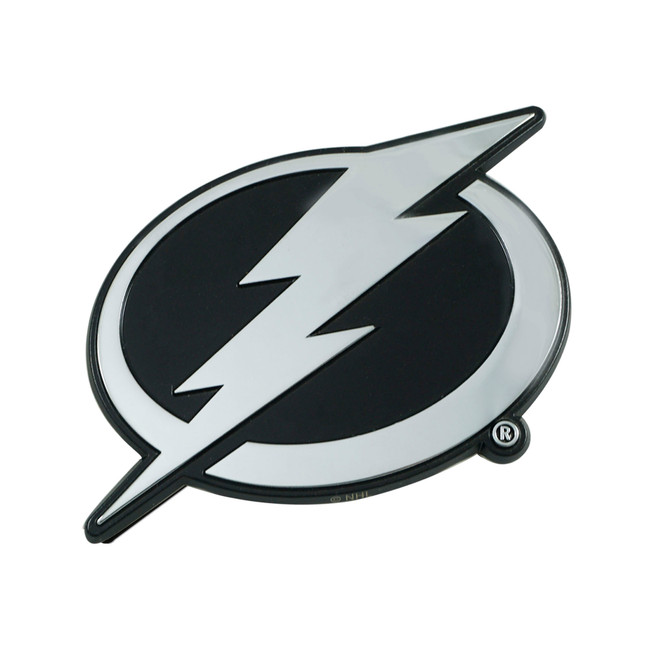 NHL - Tampa Bay Lightning Chrome Emblem 3"x3.2"