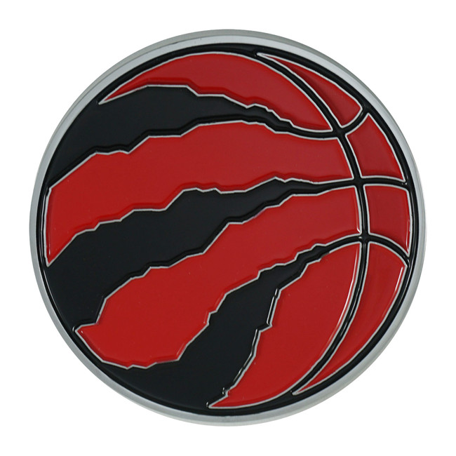Toronto Raptors 3D Color Metal Emblem Clawed Basketball Primary Logo