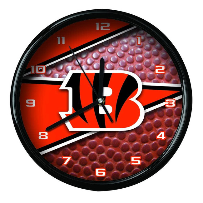 Cincinnati Bengals 12" Football Clock