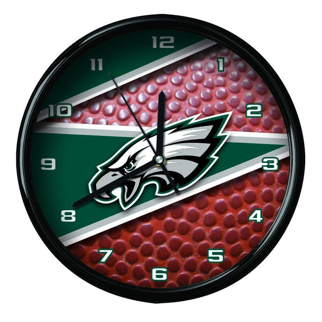 Philadelphia Eagles 12" Football Clock