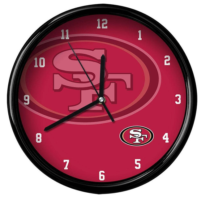 San Francisco 49ers Big Logo Clock