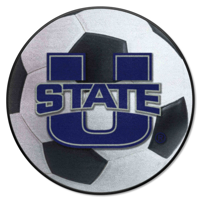 Utah State Aggies Soccer Ball Rug - 27in. Diameter