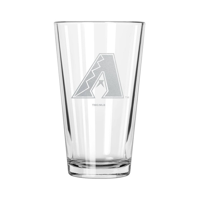 Arizona Diamondbacks 16oz Pint Glass w/Etched Logo