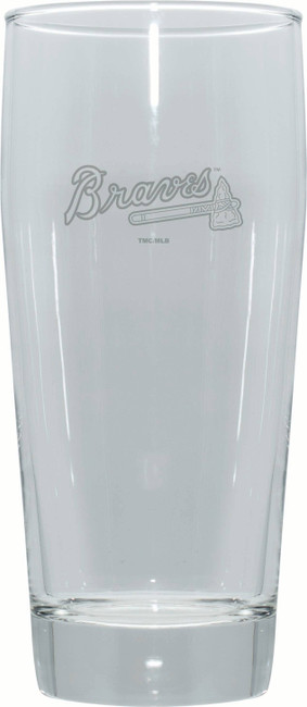 Atlanta Braves 16oz Pub Pilsner w/Etched Logo