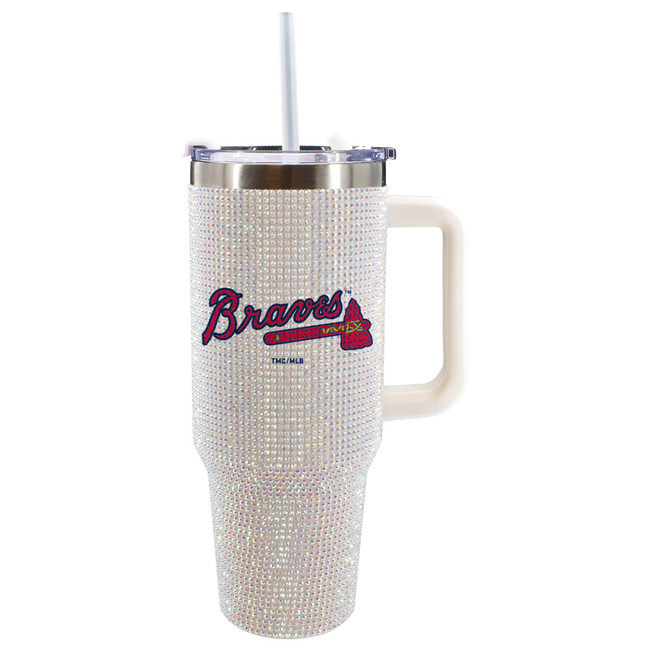 Atlanta Braves 40oz Bling Tumbler