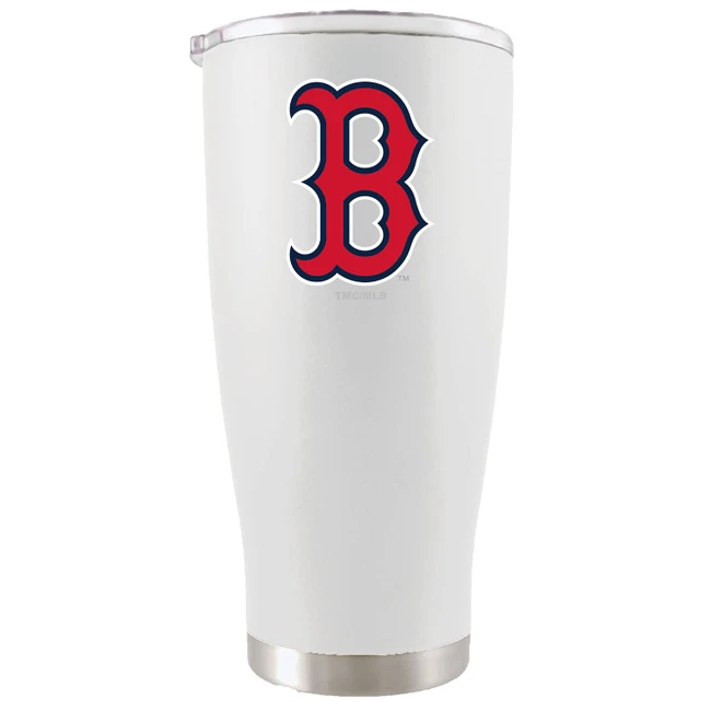 Boston Red Sox 20oz White Tumbler w/Color Logo