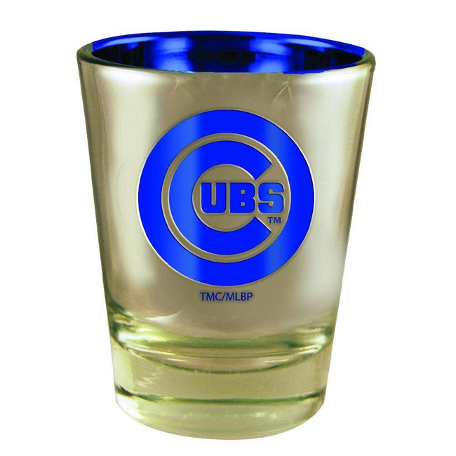 Chicago Cubs Electroplated Shot Glass