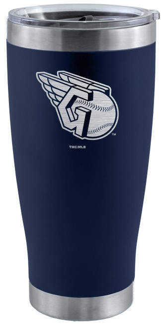 Cleveland Guardians 20oz Navy Tumbler w/Etched Logo