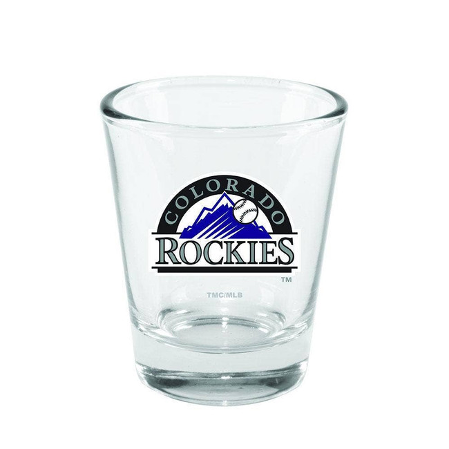 Colorado Rockies 2oz Clear Collector Glass