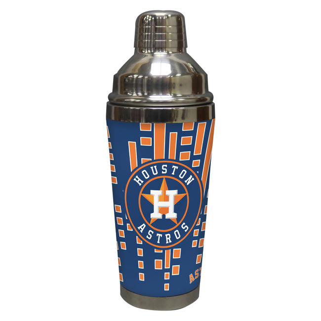 Houston Astros Stainless Steel Cocktail Shaker