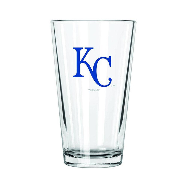 Kansas City Royals 16oz Pint Glass w/Color Logo