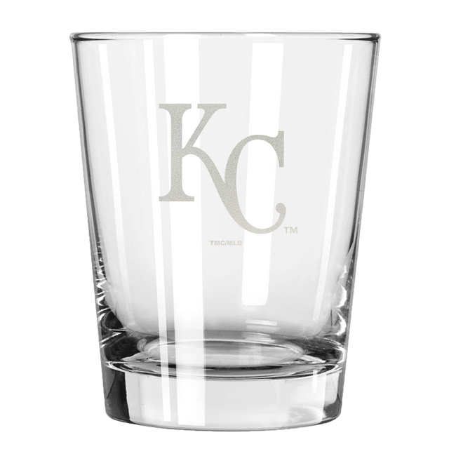 Kansas City Royals 15oz Old Fashioned w/Etched Logo