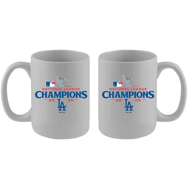 LA Dodgers 15oz White Mug 2025 World Series Champ