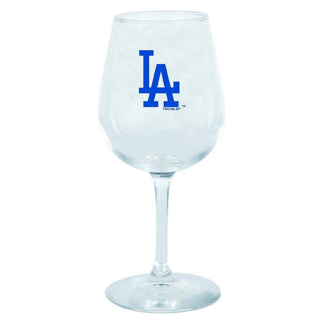 Los Angeles Dodgers 12.75oz Stem Wine Glass Color Logo