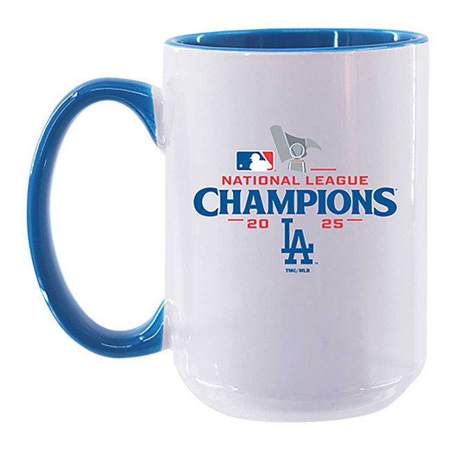 LA Dodgers 15oz Inner Color Mug 2025 World Series Champ