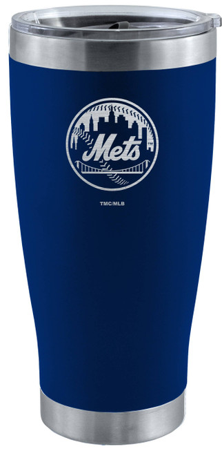 New York Mets 20oz Royal Blue Tumbler w/Etched Logo
