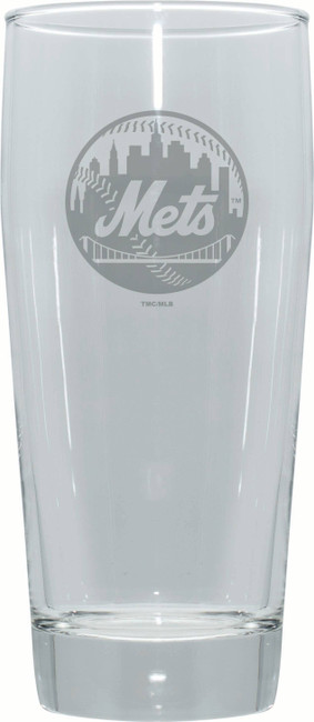 New York Mets 16oz Pub Pilsner w/Etched Logo