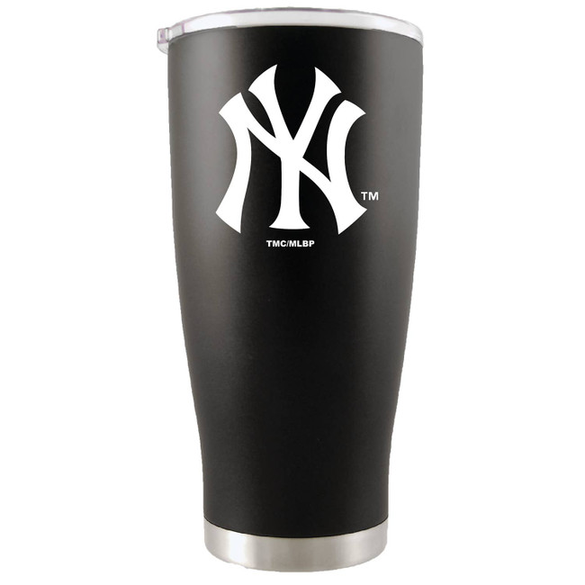 New York Yankees 20oz Black Tumbler w/Color Logo