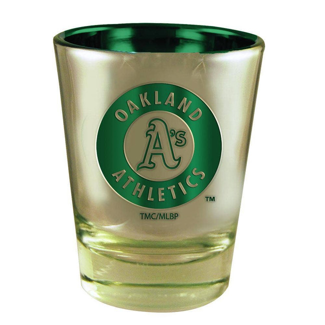 Oakland Athletics Electroplated Shot Glass