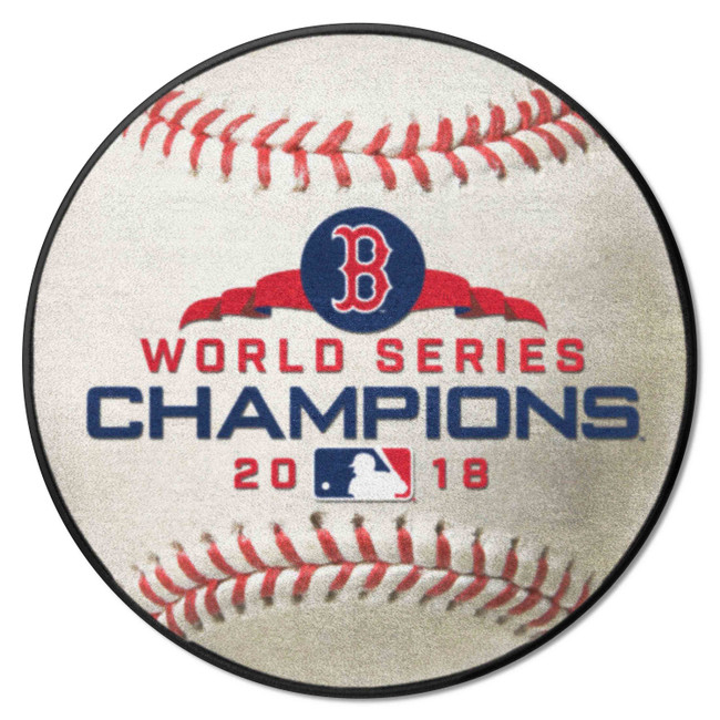 Boston Red Sox 2018 World Series Champions Baseball Rug - 27in. Diameter Championship - 2018 MLB World Series Champions