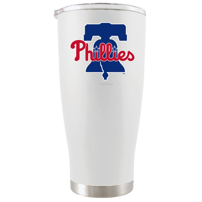Philadelphia Phillies 20oz White Tumbler w/Color Logo