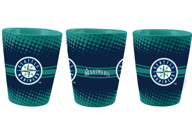 Seattle Mariners 2oz Full Wrap Collector Glass